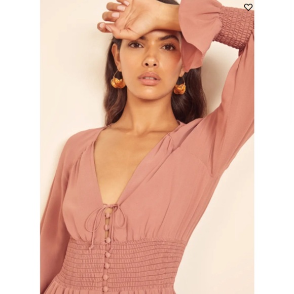 Reformation Fia Midi Dress - Picture 3 of 4